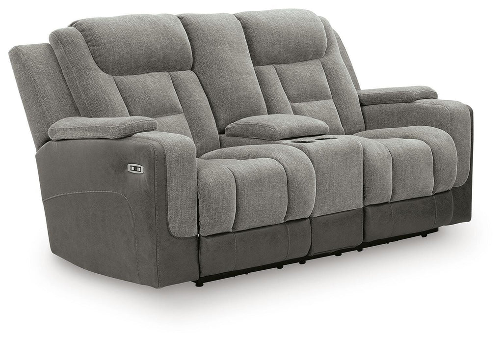 Ultimax Power Reclining Loveseat with Console - Massey's Furniture Barn (Watertown, NY) 