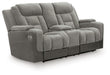 Ultimax Power Reclining Loveseat with Console - Massey's Furniture Barn (Watertown, NY) 