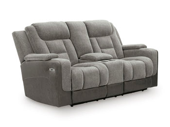 Ultimax Power Reclining Loveseat with Console - Massey's Furniture Barn (Watertown, NY) 