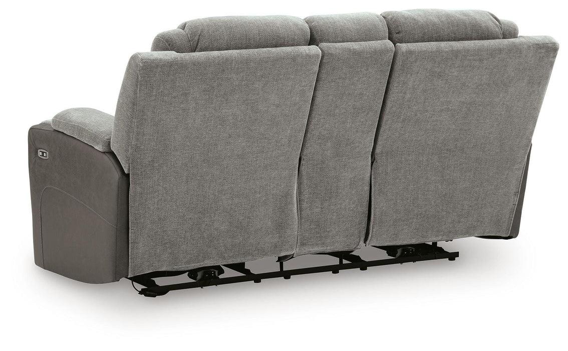 Ultimax Power Reclining Loveseat with Console - Massey's Furniture Barn (Watertown, NY) 