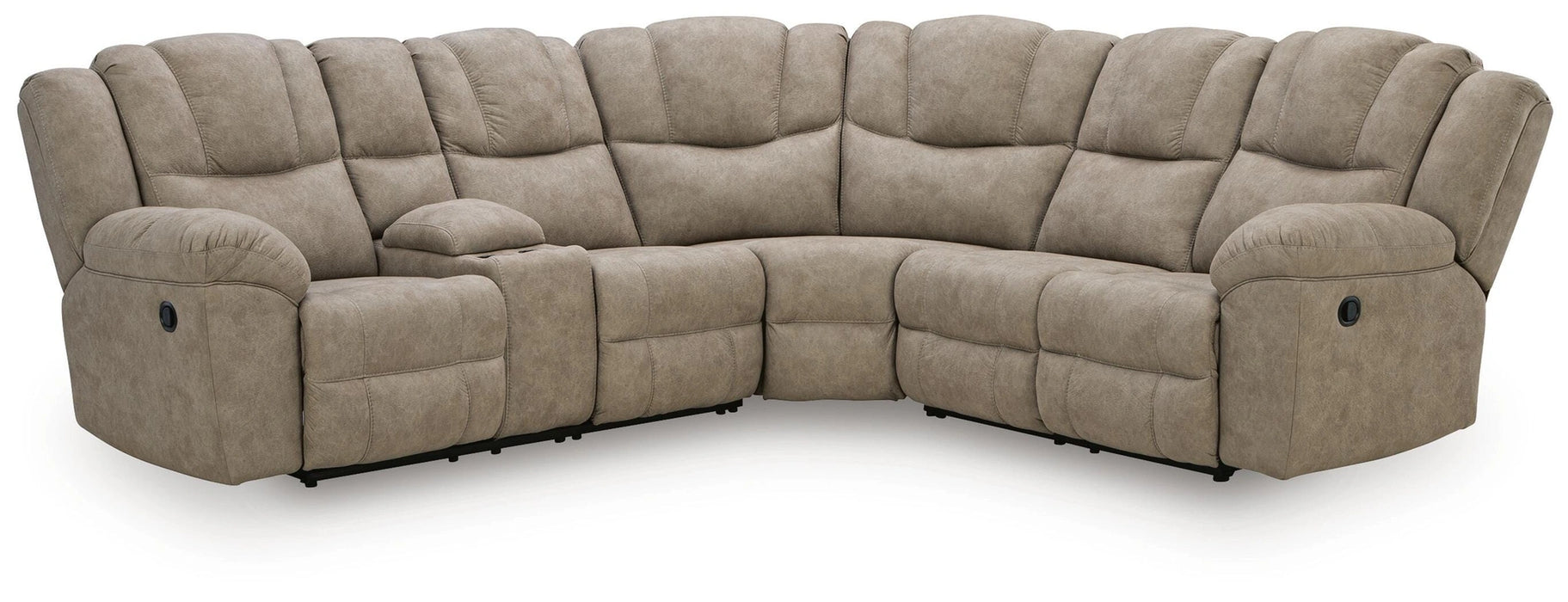 Ravenswaye Reclining Sectional with Console - Massey's Furniture Barn (Watertown, NY) 