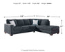Altari Sleeper Sectional with Chaise - Massey's Furniture Barn (Watertown, NY) 