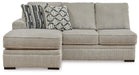 Calnita Sectional with Chaise - Massey's Furniture Barn (Watertown, NY) 