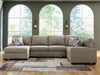 Newellen Sectional with Chaise - Massey's Furniture Barn (Watertown, NY) 