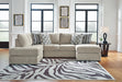 Calnita Sectional with Chaise - Massey's Furniture Barn (Watertown, NY) 