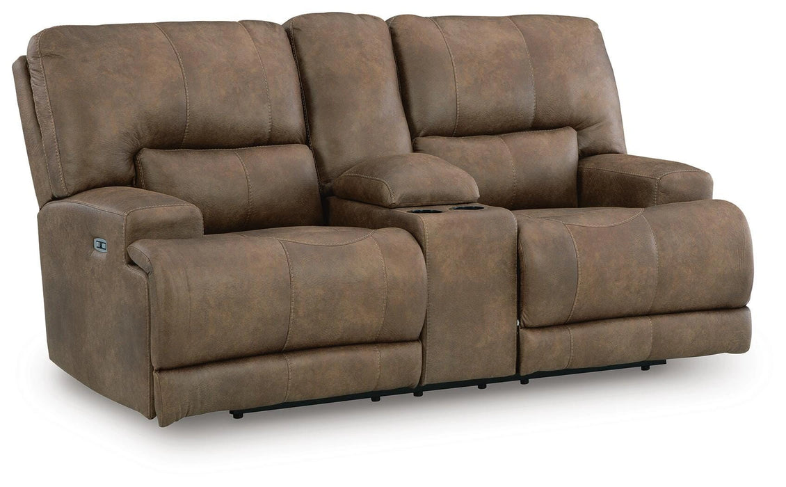 Time-Piece Power Reclining Loveseat with Console