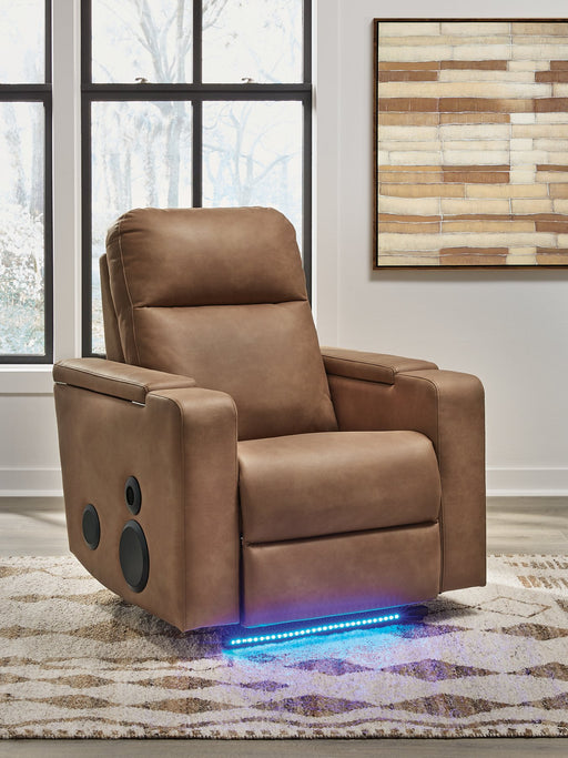 Flinlock Power Glider Recliner with Audio System - Massey's Furniture Barn (Watertown, NY) 