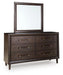 Dantenton Dresser and Mirror - Massey's Furniture Barn (Watertown, NY) 