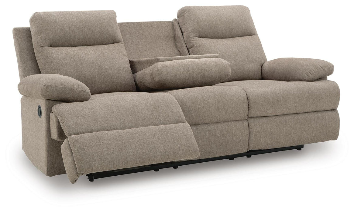 Tarrant Reclining Sofa with Drop Down Table - Massey's Furniture Barn (Watertown, NY) 