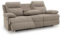 Tarrant Reclining Sofa with Drop Down Table - Massey's Furniture Barn (Watertown, NY) 