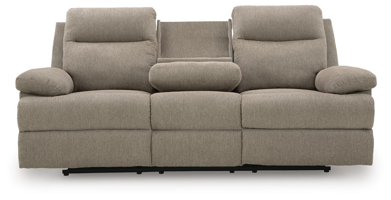 Tarrant Reclining Sofa with Drop Down Table - Massey's Furniture Barn (Watertown, NY) 