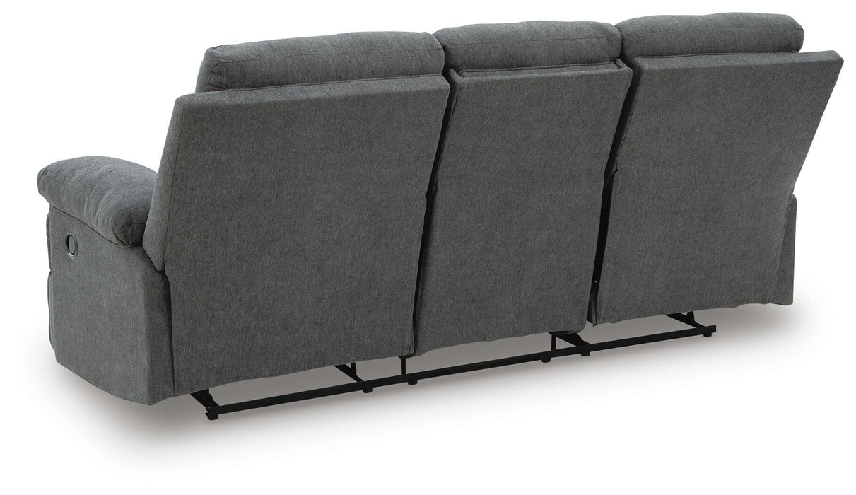 Tarrant Reclining Sofa with Drop Down Table - Massey's Furniture Barn (Watertown, NY) 