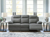Tarrant Reclining Sofa with Drop Down Table - Massey's Furniture Barn (Watertown, NY) 