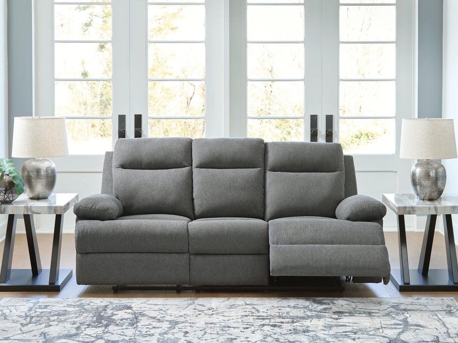 Tarrant Reclining Sofa with Drop Down Table - Massey's Furniture Barn (Watertown, NY) 