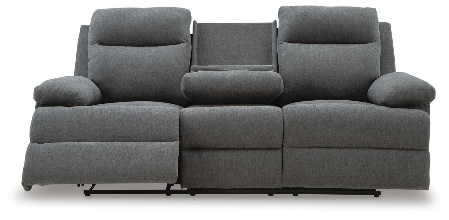 Tarrant Reclining Sofa with Drop Down Table - Massey's Furniture Barn (Watertown, NY) 
