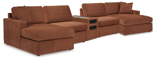 Modmax 5 Piece Sectional with Audio Console - Massey's Furniture Barn (Watertown, NY) 