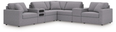 Modmax Balanced Sectional with Audio and Storage Consoles - Massey's Furniture Barn (Watertown, NY) 