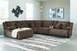 Top Tier Reclining Sectional with Chaise - Massey's Furniture Barn (Watertown, NY) 