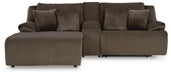Top Tier Reclining Sectional Sofa with Chaise - Massey's Furniture Barn (Watertown, NY) 
