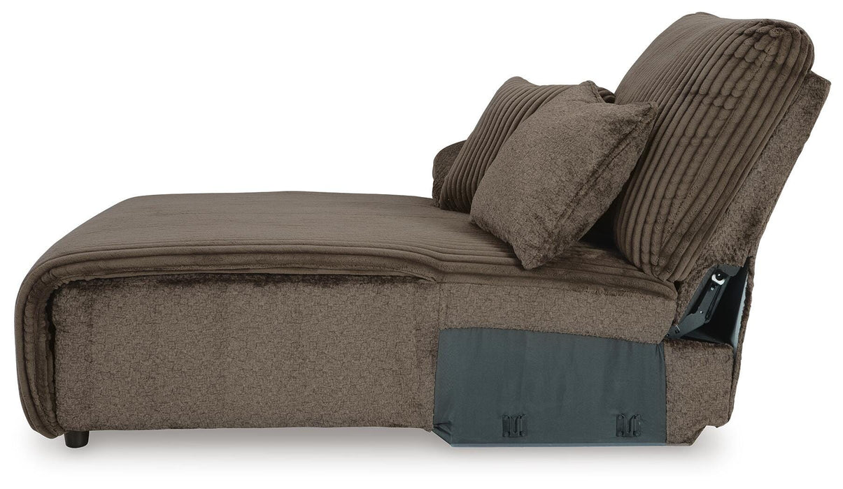 Top Tier Reclining Sectional with Chaise - Massey's Furniture Barn (Watertown, NY) 