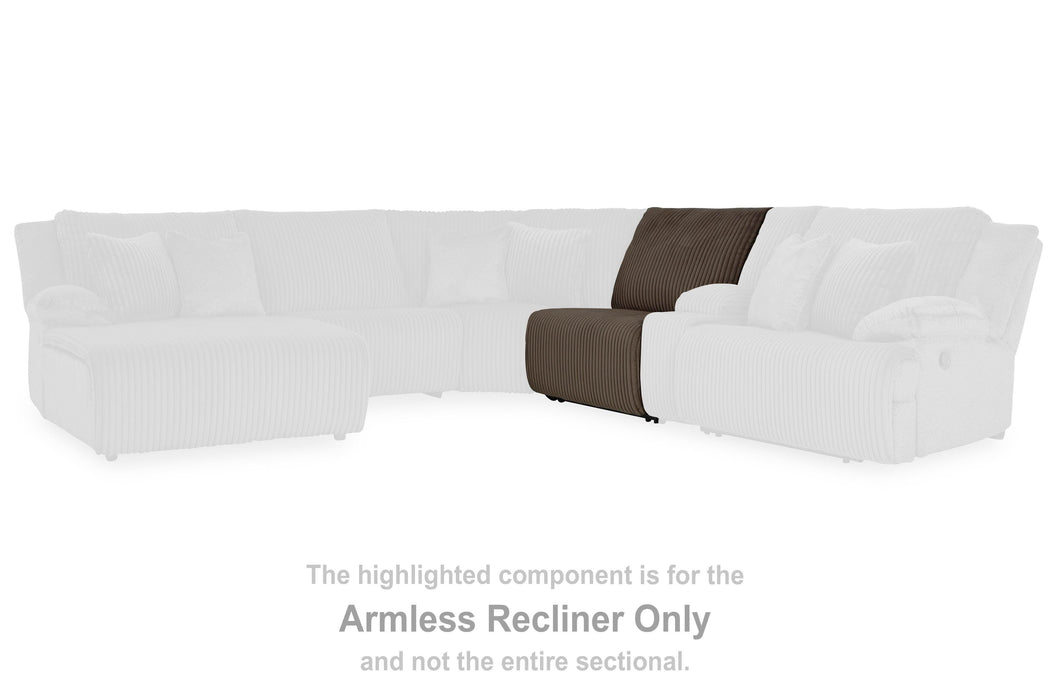 Top Tier Reclining Sofa Chaise Sectional - Massey's Furniture Barn (Watertown, NY) 