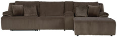 Top Tier Reclining Sectional with Chaise - Massey's Furniture Barn (Watertown, NY) 