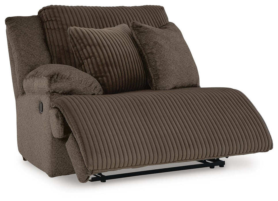 Top Tier Reclining Sectional with Chaise - Massey's Furniture Barn (Watertown, NY) 