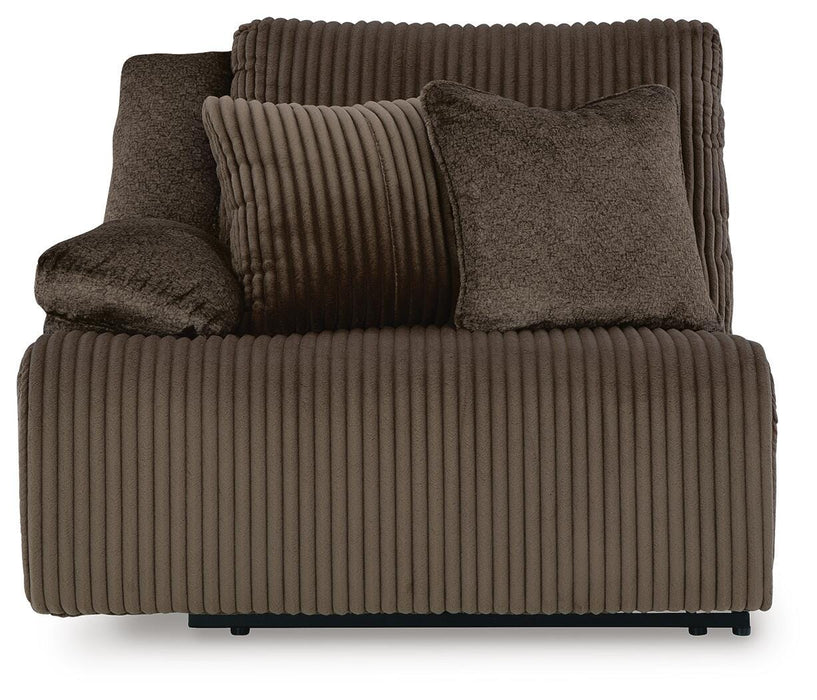 Top Tier Reclining Sectional Sofa with Chaise - Massey's Furniture Barn (Watertown, NY) 