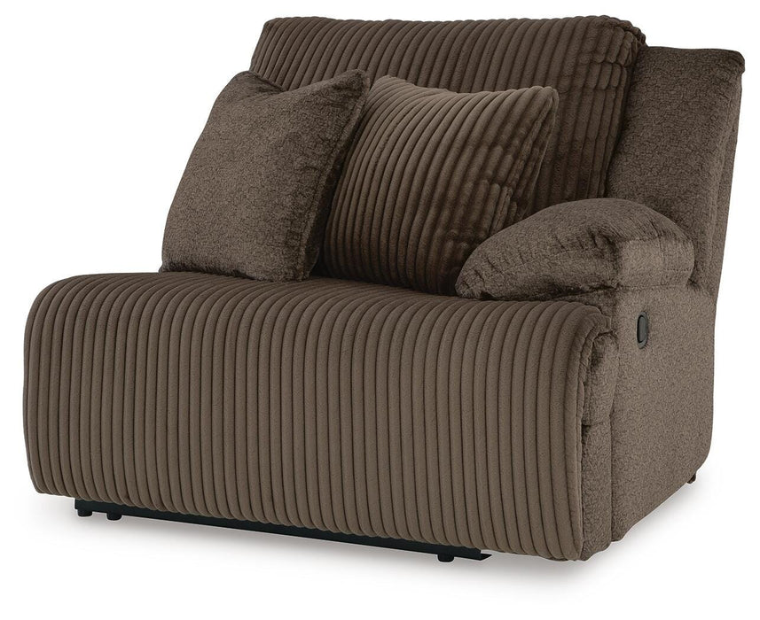Top Tier Reclining Sectional with Chaise - Massey's Furniture Barn (Watertown, NY) 