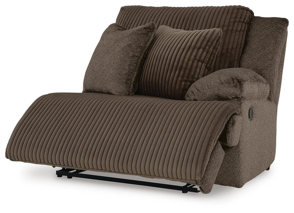 Top Tier Reclining Sectional with Chaise - Massey's Furniture Barn (Watertown, NY) 