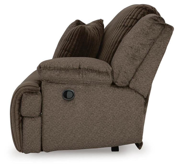 Top Tier Reclining Sectional with Chaise - Massey's Furniture Barn (Watertown, NY) 