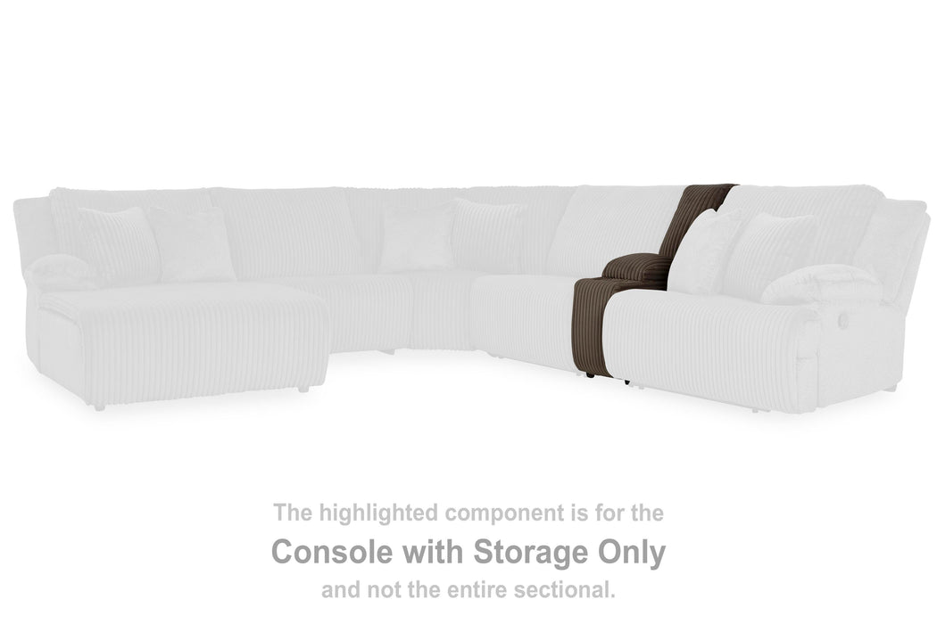 Top Tier Reclining Sectional with Chaise - Massey's Furniture Barn (Watertown, NY) 