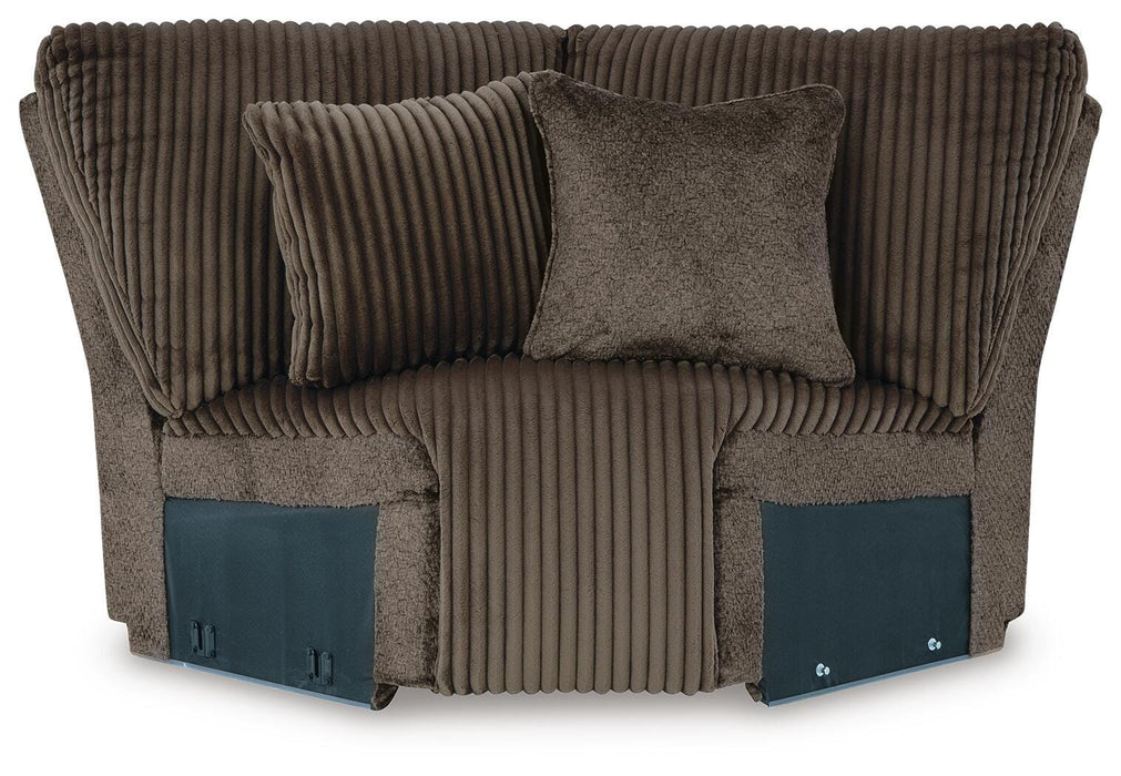 Top Tier Reclining Sectional with Chaise - Massey's Furniture Barn (Watertown, NY) 