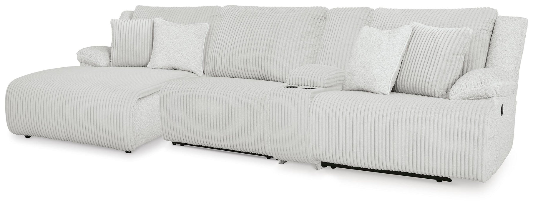 Top Tier Reclining Sectional with Chaise - Massey's Furniture Barn (Watertown, NY) 