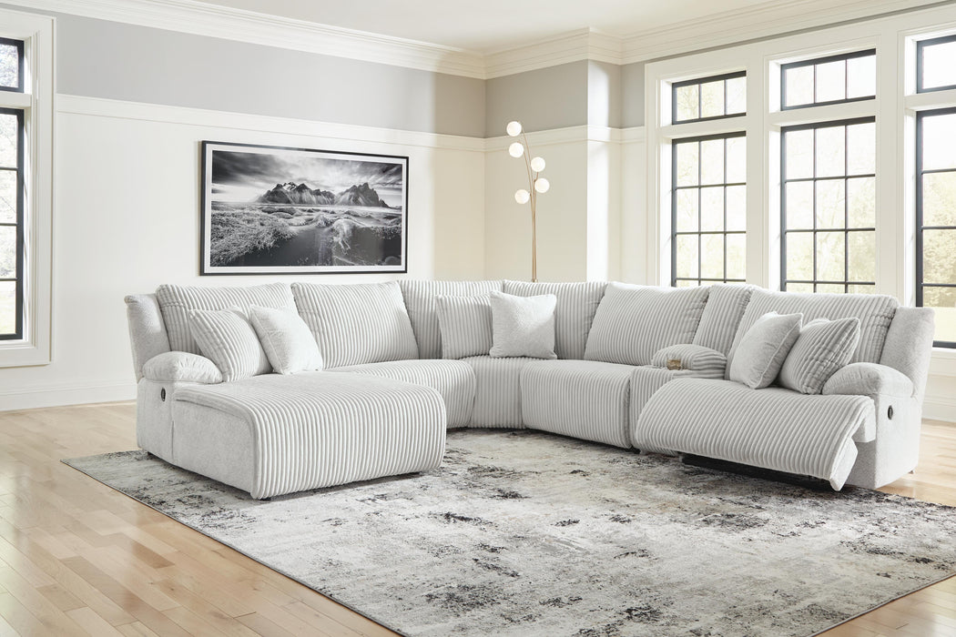 Top Tier Reclining Sectional with Chaise - Massey's Furniture Barn (Watertown, NY) 