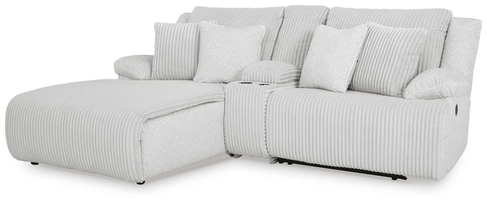 Top Tier Reclining Sectional Sofa with Chaise - Massey's Furniture Barn (Watertown, NY) 