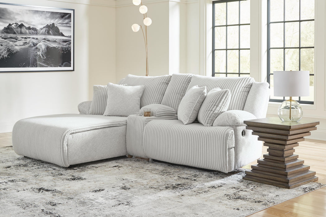 Top Tier Reclining Sectional Sofa with Chaise - Massey's Furniture Barn (Watertown, NY) 