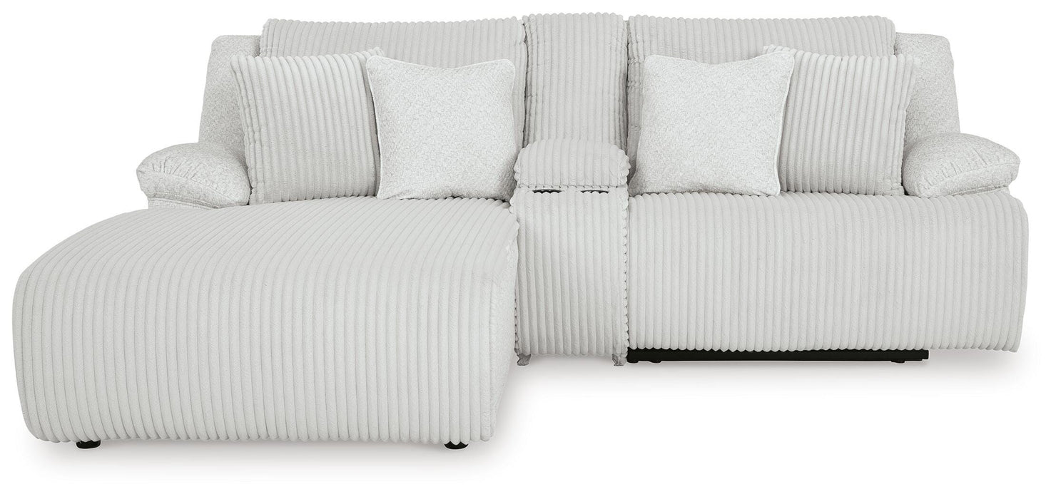 Top Tier Reclining Sectional Sofa with Chaise - Massey's Furniture Barn (Watertown, NY) 