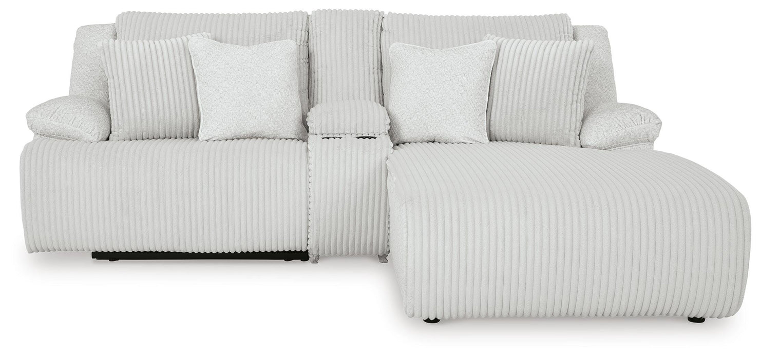 Top Tier Reclining Sectional Sofa with Chaise - Massey's Furniture Barn (Watertown, NY) 