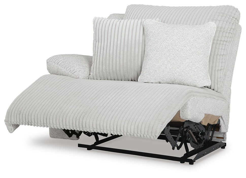 Top Tier Reclining Sectional Sofa with Chaise - Massey's Furniture Barn (Watertown, NY) 