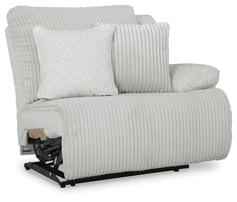 Top Tier Reclining Sectional Sofa with Chaise - Massey's Furniture Barn (Watertown, NY) 