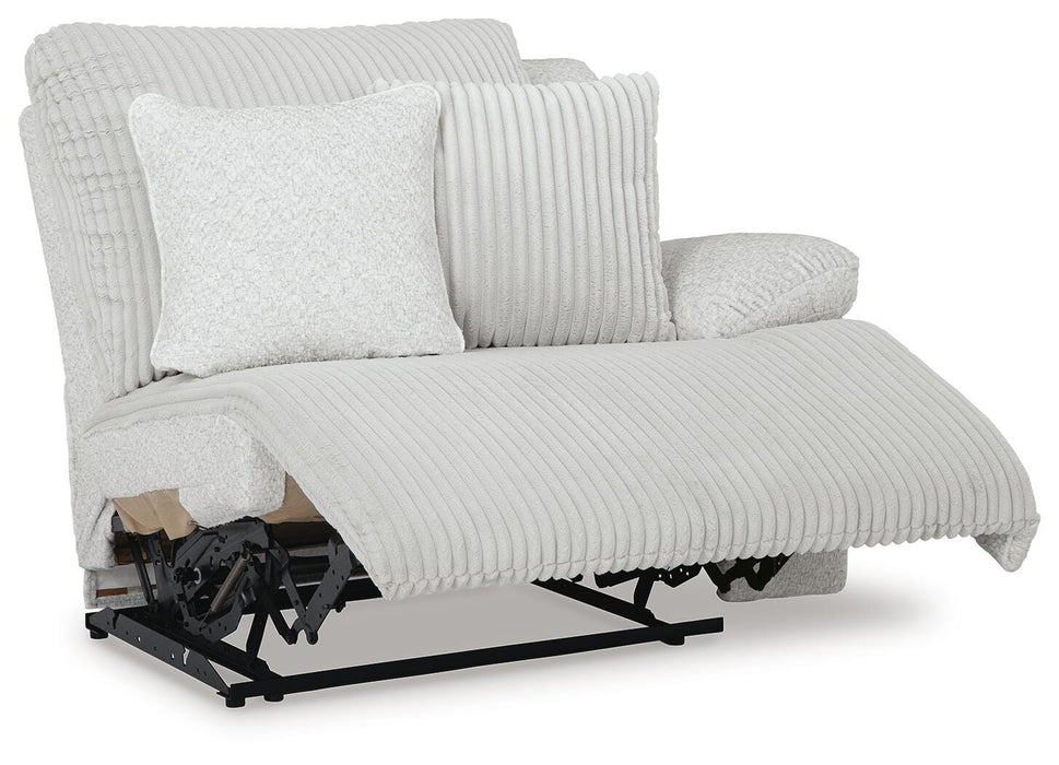 Top Tier Reclining Sectional Sofa with Chaise - Massey's Furniture Barn (Watertown, NY) 
