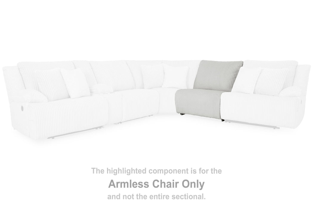 Top Tier Reclining Sectional with Chaise - Massey's Furniture Barn (Watertown, NY) 
