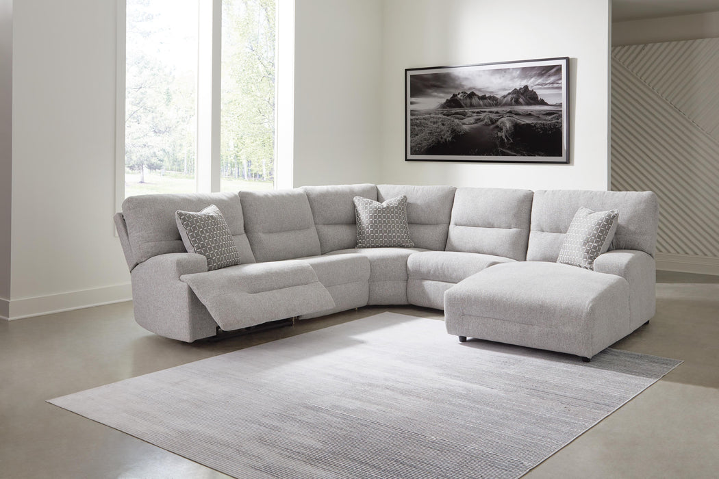 Acklen Place Power Reclining Sectional with Chaise - Massey's Furniture Barn (Watertown, NY) 