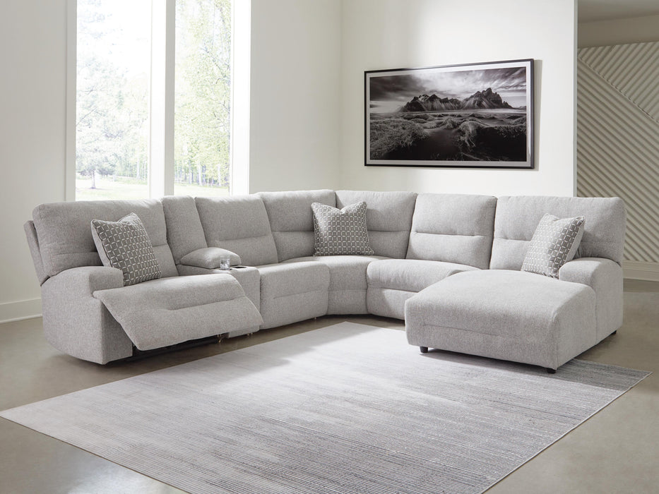 Acklen Place Power Reclining Sectional with Chaise - Massey's Furniture Barn (Watertown, NY) 
