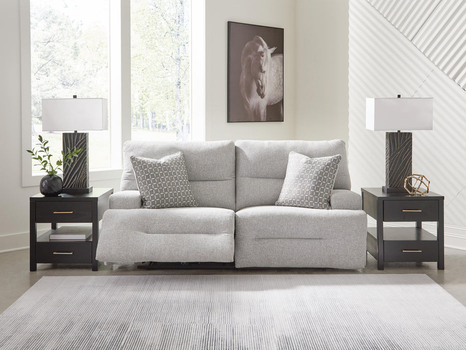 Acklen Place Power Sectional Reclining Sofa with Storage Console - Massey's Furniture Barn (Watertown, NY) 