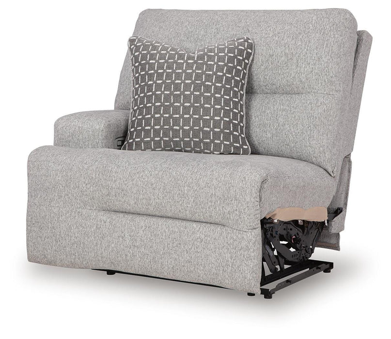 Acklen Place Power Sectional Reclining Sofa with Storage Console - Massey's Furniture Barn (Watertown, NY) 