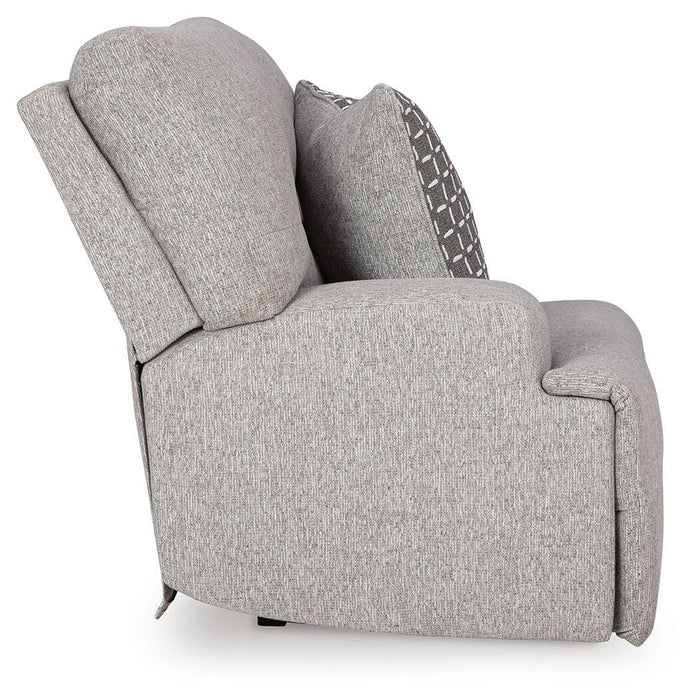 Acklen Place Power Sectional Reclining Sofa with Storage Console - Massey's Furniture Barn (Watertown, NY) 