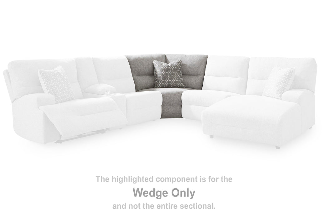 Acklen Place Power Sectional Reclining Sofa with Storage Console - Massey's Furniture Barn (Watertown, NY) 