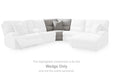 Acklen Place Power Sectional Reclining Sofa with Storage Console - Massey's Furniture Barn (Watertown, NY) 